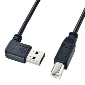 両面挿せるL型USBケーブル(A-B標準) KU-RL1