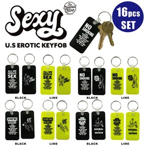 Key Ring Key Chain Tags Set of 16