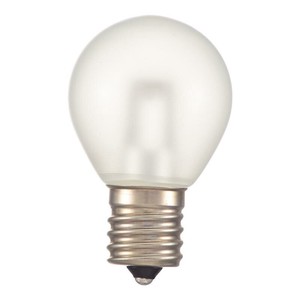 OHM LEDサイン球装飾用 S35/E17/1.2W/50lm/フロスト電球色 LDS1L-H-E17 13F
