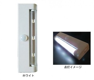 OHM LEDセンサーライト NIT-L033M　ホワイト