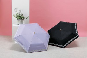 【ループフラワー】晴雨兼用折りたたみ傘