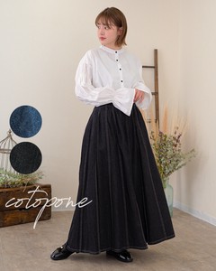 Skirt Stitch Maxi-skirt Denim Spring/Summer