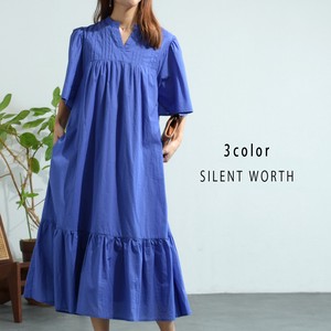 Casual Dress Cotton One-piece Dress Switching 【2024NEW】