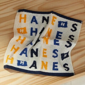 Hanes(ヘインズ)　ジャガードタオルハンカチ 【ギフト】エシカルコレクション