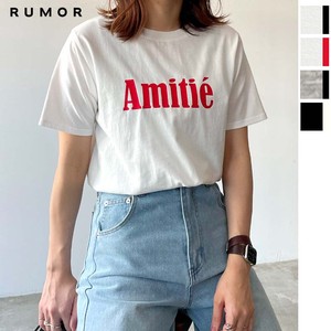 T-shirt Pudding T-Shirt Tops Ladies' Simple Cut-and-sew 【2024NEW】