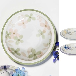 アクアレル カレーパスタ 皿 約22cm 【日本製】軽量食器/大皿/花柄