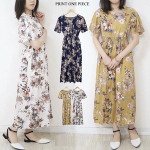 Casual Dress Floral Pattern Printed