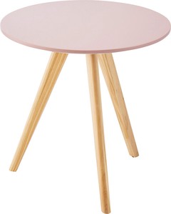 ラウンドサイドテーブル/　テーブル サイドテーブル ナイトテーブル ディスプレイ台 木製 天然木 パイン