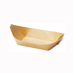 舟形おもてな紙 ＜舟小皿＞（100枚入）【小・深型/4.5寸】組立式＜日本製＞