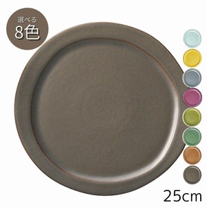 Mino ware Main Plate 25cm 8-colors Made in Japan