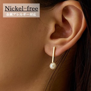 [SD Gathering] 金耳针耳环（珍珠/月光石） 宝石 珍珠 日本制造