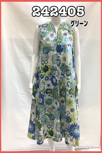 Casual Dress Sleeveless Tops One-piece Dress Ladies' Keyhole Neck 2024 NEW