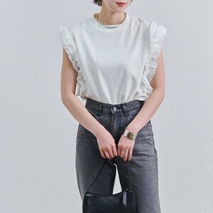T-shirt High-Neck Sleeveless Cut-and-sew [2024 NEW]