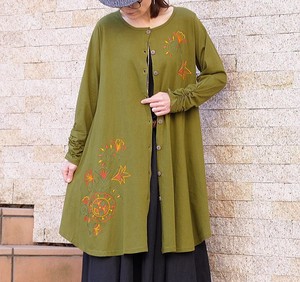 Tunic Tops One-piece Dress Embroidered