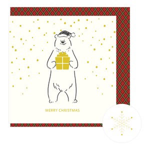 matita CHRISTMAS CARD Bear Present