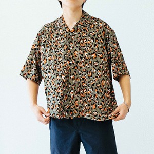 【メンズ】モチーフ柄 - オープンカラー半袖シャツ