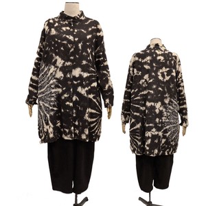 Button Shirt/Blouse Long Sleeves Printed
