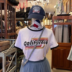TOPANGA Lady's　CaliforniaリンガーTシャツ　Sサイズ　Mサイズ