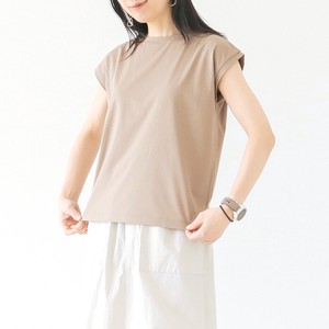 T 恤/上衣 女士 法式袖 棉 日本制造
