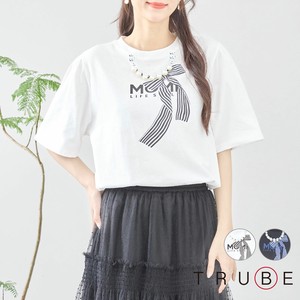 T-shirt Pearl Stripe L 【2024NEW】