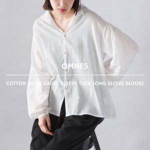 Button Shirt/Blouse Satin Spring/Summer