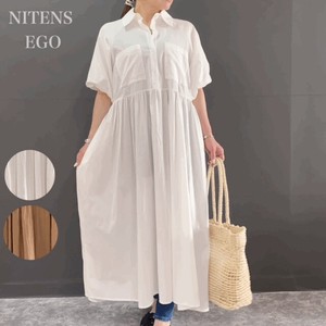 Casual Dress Puff Sleeve One-piece Dress 2024 Spring/Summer