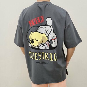 【2024春夏新作】CUTESTKIDグラフィックプリントオーバーサイズTシャツ