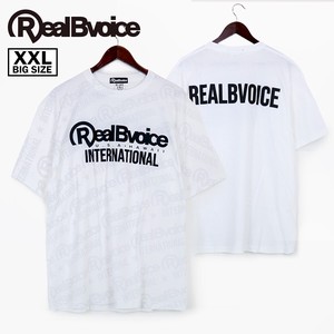 RealBvoice(リアルビーボイス) ALL OVER PATTERN REVIVAL T-SHIRT BIG SIZE