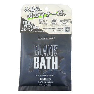 【バス用品】MEN'S BLACK BATH バスパウダー文包タイプ シトラスの香り