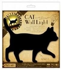 電池式LEDウォールライト　CAT WALL LIGHT(キャット　ウォールライト)　てくてく・TL-CWL-02