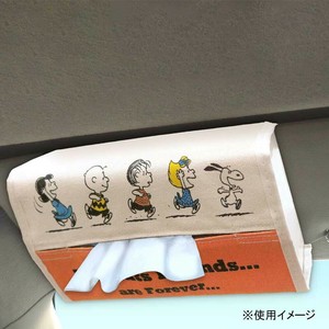 SNOOPY スヌーピー&フレンズ バイザーティッシュケース SN69