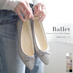 Basic Pumps Ballet Shoes Ribbon Ladies