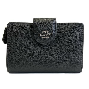 Bifold Wallet Leather Ladies' COACH NEW