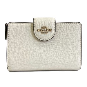 Bifold Wallet Leather Ladies COACH NEW
