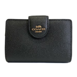 Bifold Wallet Leather Ladies' M COACH NEW
