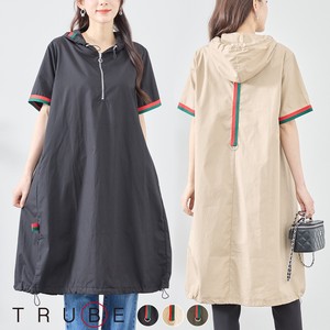 Casual Dress Color Palette Hooded L One-piece Dress M 【2024NEW】