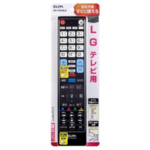 ELPA(エルパ) テレビリモコン LG用 RC-TV019LG