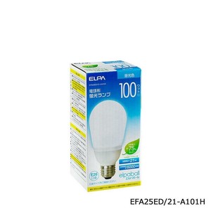 ELPA　電球型蛍光灯A100W E26 昼光色　EFA25ED/21-A101H