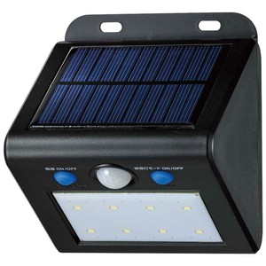 ELPA(エルパ) 屋外用 LEDセンサーウォールライト ソーラー発電式 電球色 ESL-K101SL(L)