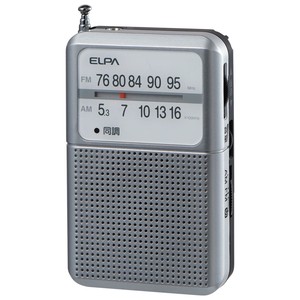 ELPA(エルパ)  AM/FM電池長持ちラジオ　ER-P80F