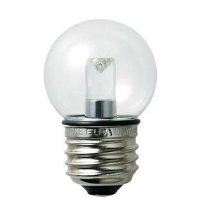 ELPA　防水型LED装飾電球 ミニボール球形 E26 G40 クリア電球色　LDG1CL-G-GWP256