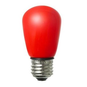 ELPA　防水型LED装飾電球 サイン球形 E26 レッド　LDS1R-G-GWP904