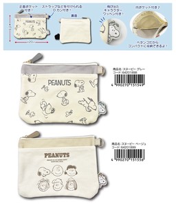Pouch Snoopy Canvas Flat Pouch