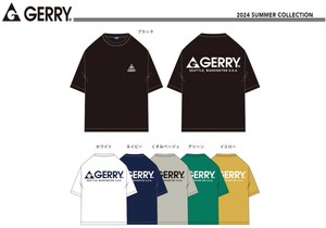 ※予約販売※5月初旬発送　【2024新作】GERRY（メンズ）　バックロゴプリント　Tシャツ