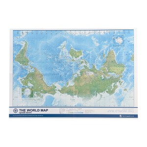 東京カートグラフィック THE WORLD MAP upside down(逆さ地図) MPUD