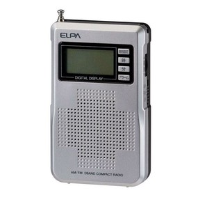 ELPA AM/FM液晶コンパクトラジオ ER-C68FL
