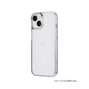 iPhone 15 ハイブリッドケース 「UTILO Cam Stand」 シルバー LN-IM23CSDSV