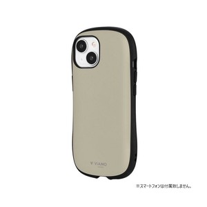 iPhone 15 耐衝撃ハイブリッドケース 「ViAMO personal」 グレージュ LN-IM23VMPGG