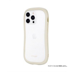 iPhone15 ProMax ハイブリッドケース　ViAMO freelyミルクホワイト LN-IL23VMFWH