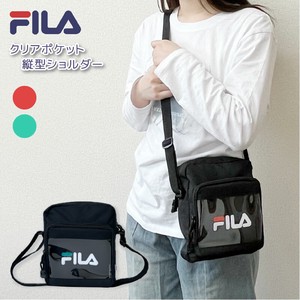 【新商品】FILA クリアポケット 縦型ショルダーバッグ